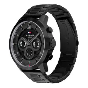 Tommy Hilfiger Men’s Quartz Black Stainless Steel Black Dial 50mm Watch 1710494