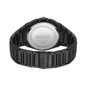 Hugo Boss Men’s Quartz Black Stainless Steel Black Dial 45mm Watch 1514068