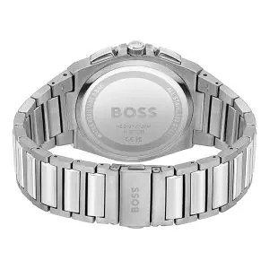 Hugo Boss Men’s Quartz Silver Stainless Steel Blue Dial 46mm Watch 1514048