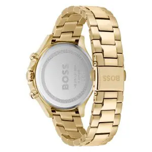 Hugo Boss Women’s Quartz Gold Stainless Steel Silver Dial 38mm Watch 1502628