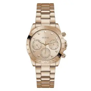 Guess Women’s Quartz Rose Gold Stainless Steel Rose Gold Dial 38mm Watch GW0314L3