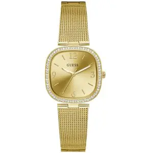 Guess Women’s Quartz Gold Stainless Steel Gold Dial 32mm Watch GW0354L2