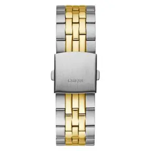 Guess Men’s Quartz Two-tone Stainless Steel Black Dial 44mm Watch W1107G6