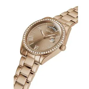 Guess Women’s Quartz Rose Gold Stainless Steel Brown Dial 36mm Watch GW0307L3