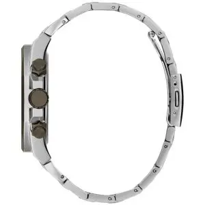 Guess Men’s Quartz Silver Stainless Steel Blue Dial 46mm Watch GW0489G1