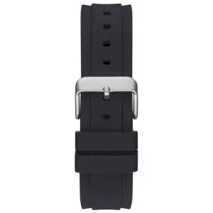 Guess Men’s Quartz Black Silicone Strap Black Dial 42mm Watch GW0332G1