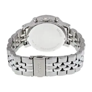 Fossil Women’s Quartz Silver Stainless Steel Brown Dial 39mm Watch ES3747
