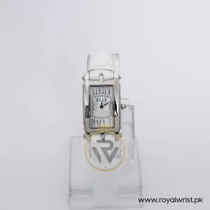 Elle Women’s Quartz White Leather Strap White Mother Of Pearl Dial 23mm Watch EL20051S01N