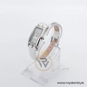 Elle Women’s Quartz White Leather Strap White Mother Of Pearl Dial 23mm Watch EL20051SO1N - Image 5