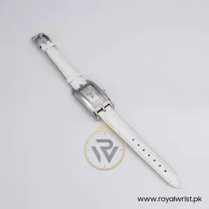 Elle Women’s Quartz White Leather Strap White Mother Of Pearl Dial 23mm Watch EL20051S01N