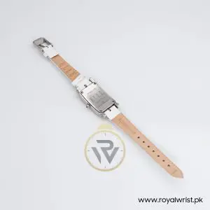 Elle Women’s Quartz White Leather Strap White Mother Of Pearl Dial 23mm Watch EL20051S01N