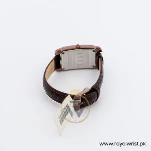 Elle Women’s Quartz Dark Brown Leather Strap Mother Of Pearl Dial 23mm Watch EL20051S04N