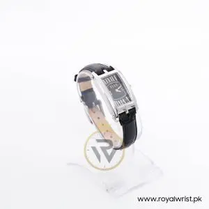 Elle Women’s Quartz Black Leather Strap Black Mother Of Pearl Dial 23mm Watch EL20051S02N