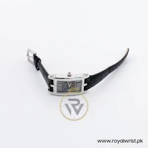 Elle Women’s Quartz Black Leather Strap Black Mother Of Pearl Dial 23mm Watch EL20051S02N