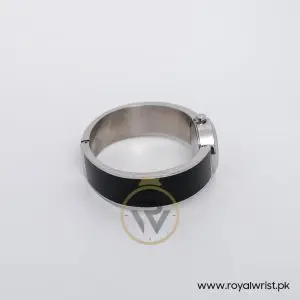 Lulu Guinness Women’s Quartz Black Stainless Steel Black Dial 25mm Bangle Watch LG20005G02X