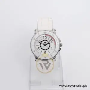 Juicy Couture Women’s Quartz White Silicone Strap White Dial 39mm Watch 1900788