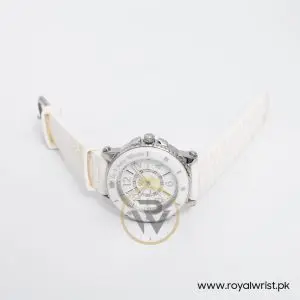 Juicy Couture Women’s Quartz White Silicone Strap White Dial 39mm Watch 1900788