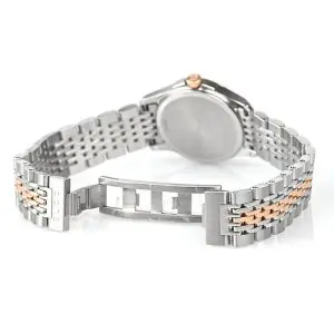 Gucci Women’s Quartz Two Tone Stainless Steel Mother Of Pearl Dial 27mm Watch YA126537