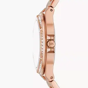 Michael Kors Women’s Quartz Rose Gold Stainless Rose Gold Dial 37mm Watch MK7405