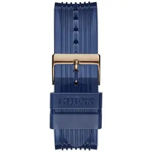 Guess Men’s Quartz Blue Silicone Strap Blue Dial 46mm Watch GW0425G3