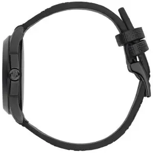 Gucci Unisex Swiss Made Quartz Black Silicone Strap Black & Yellow Dial 38mm Watch YA1264019
