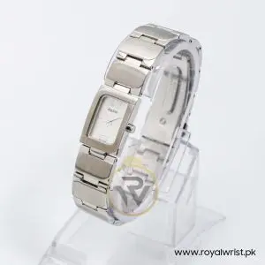 Pulsar by Seiko Women’s Quartz Silver Stainless Steel Silver Sunray Dial 16mm Watch PEG965X1