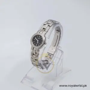 Lorus By Seiko Women’s Quartz Silver Stainless Steel Black Dial 23mm Watch RTC01AX9