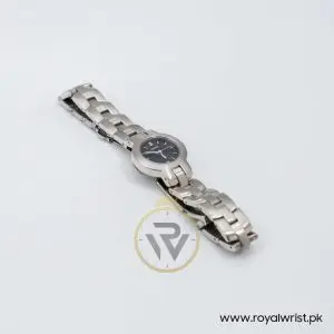 Lorus By Seiko Women’s Quartz Silver Stainless Steel Black Dial 23mm Watch RTC01AX9