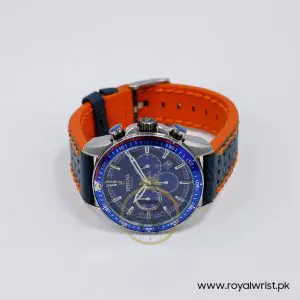 Festina Men’s Quartz Blue Leather Strap Blue Dial 44mm Watch F20377