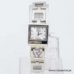 Esmurt Women’s Quartz Silver Stainless Steel Silver Dial 21mm Watch SL3036