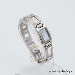 Esmurt Women’s Quartz Silver Stainless Steel Light Blue Dial 17mm Watch SL3015