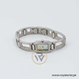 Esmurt Women’s Quartz Silver Stainless Steel Light Blue Dial 17mm Watch SL3015