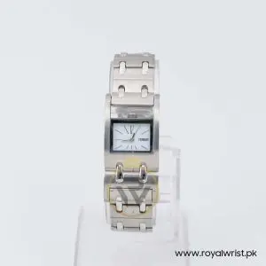 Esmurt Women’s Quartz Silver Stainless Steel Sky Blue Dial 22mm Watch 5620LMB
