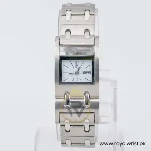Esmurt Women’s Quartz Silver Stainless Steel Sky Blue Dial 22mm Watch 5620LMB