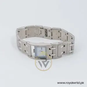 Esmurt Women’s Quartz Silver Stainless Steel Sky Blue Dial 22mm Watch 5620LMB