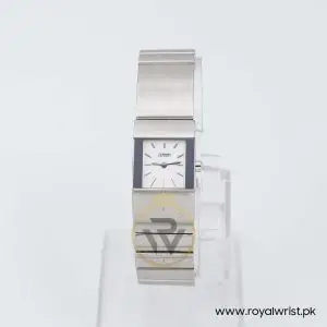 Esmurt Women’s Quartz Silver Stainless Steel White Dial 19mm Watch SS3012
