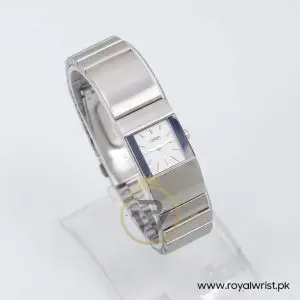 Esmurt Women’s Quartz Silver Stainless Steel White Dial 19mm Watch SS3012