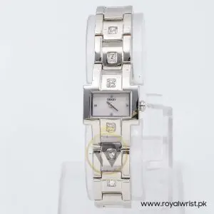 Seksy Women’s Quartz Silver Stainless Steel Mother Of Pearl Dial 20mm Watch 4801