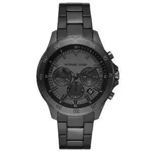 Michael Kors Men’s Quartz Black Stainless Steel Black Dial 43mm Watch MK9109