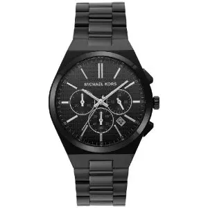 Michael Kors Men’s Chronograph Quartz Black Stainless Steel Black Dial 40mm Watch MK9146 (Without Tag)