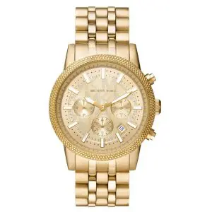 Michael Kors Men’s Quartz Gold Stainless Steel Gold Dial 43mm Watch MK8953