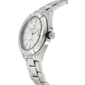 Tag Heuer Aquaracer Men’s Automatic Swiss Made Silver Stainless Steel Grey Dial 41mm Watch WAY2111.BA0928