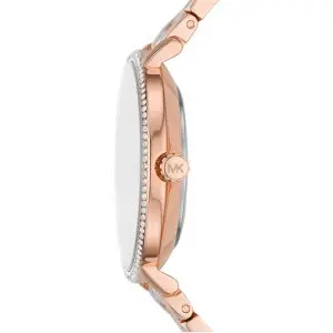 Michael Kors Women’s Quartz Rose Gold Stainless Steel Rose Gold Dial 32mm Watch MK1040