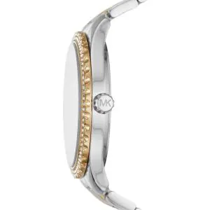 Michael Kors Women’s Quartz Two Tone Stainless Steel Silver Dial 38mm Watch MK6899