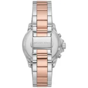 Michael Kors Women’s Quartz Two Tone Stainless Steel White Dial 36mm Watch MK7214