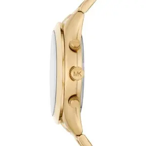 Michael Kors Men’s Quartz Gold Stainless Steel Gold Dial 44mm Watch MK8909