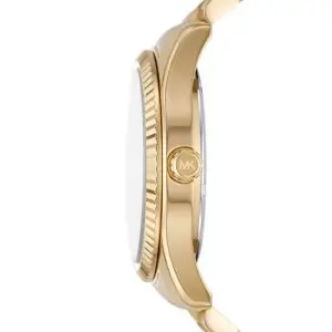 Michael Kors Men’s Quartz Gold Stainless Steel Gold Dial 45mm Watch MK8947