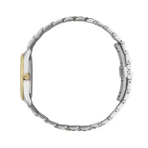 Gucci Women’s Swiss Made Quartz Two Tone Stainless Steel Blue Dial 29mm Watch YA1265029