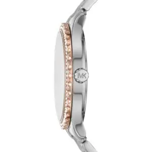 Michael Kors Women’s Quartz Two Tone Stainless Steel Mother Of Pearl Dial 38mm Watch MK6849