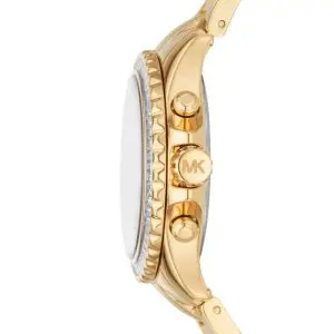 Michael Kors Women’s Quartz Gold Stainless Steel White Dial 36mm Watch MK7212